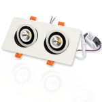 Светодиодный светильник 703В-2*7W (220V, 14W) (теплый белый 3000K), 1шт