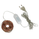 Uld-s2000-200/dta amber ip20 dew гирлянда светодиодная “роса”, 20м. 200 светодиодов. янтарный свет. провод прозрачный. тм uniel, 1шт
