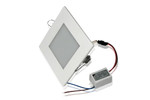 Светодиодный светильник Ceiling-ZKV-7W (220V, 7W, квадратный, 120x120mm) (теплый белый 3000K), 1шт