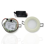 Светодиодная панель R9524 (220V, 4.5W, круг, Ø200x30mm) (теплый белый 3000K), 1шт