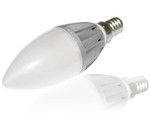 Светодиодная лампа E14 5W Candle-G37B121 (теплый белый 3000K), 1шт