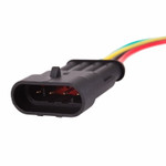 DJ7031-1.5-11 автомобильный разъем штекер с проводом 20 см (3-контактный), 10шт