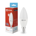 Лампа светодиодная LED-СВЕЧА-VC 14Вт E14 6500К 1330лм IN HOME 4690612047775, 1шт