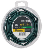 Трубка термоусадочная ТТУ нг-LS 3⁄1.5 зел. (уп.2м) IEK UDR12-003-D15-002-K06-T, 1УП.2 м