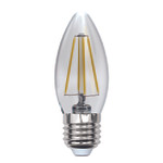 Led-c35-13w/4000k/e27/cl pls02wh лампа светодиодная. форма “свеча”, прозрачная. серия sky. белый свет (4000К). Картон. ТМ Uniel., 1шт