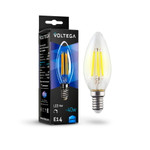 Светодиодная лампа Voltega VG10-C1E14cold5W-FD (E14, 4000K, 5Вт), 1шт