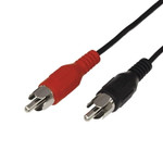 Шнур 2 RCA - 2 RCA, 10м, черный REXANT, 10шт