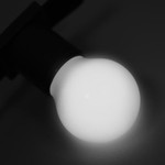 Лампа шар e27 5 LED Ø45мм - белая, 1шт