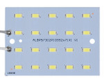 Плата AL 71x52x1 мм 2P10S 300 мА SMD 5730 Прямоугольная (дневной белый 4000K), 1шт