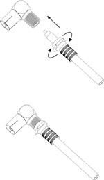 Rs-a03-1 эра переход гнездо f-гнездо tv угловой, simple (ПАКЕТ 1 ШТ.), 1шт
