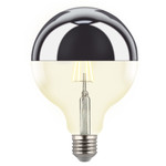 LED-G125-4W/3000K/E27/CL MIRROR/CHROME PLS02WH Лампа светодиодная. Форма “шар”, прозрачная колба с зеркальным отражателем. Серия Sky. Теплый белый све, 11