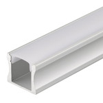 Профиль с экраном ALU-Slim-H15-2000-Anod+frost [12x15mm], 2м