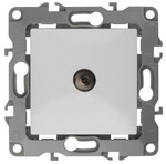 12-3102-01 ЭРА Розетка TV проходная, IP20, Эра12, белый, 1шт
