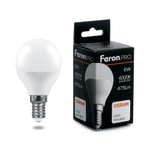 Лампа светодиодная Feron.PRO LB-1407 Шарик E14 7.5W 6400K OSRAM LED, 1шт