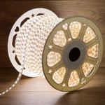 Лента светодиодная 220В, SMD5730, 7Вт/м, 120 LED/м, Холодный белый, 6,5х17мм, 100м, без установочного набора, IP67 NEON-NIGHT, 100м