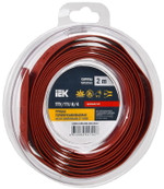 Трубка термоусадочная ТТУ нг-LS 8⁄4 красн. (уп.2м) IEK UDR12-008-004-002-K04-T, 1УП.2 м