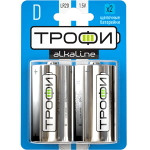 Батарейки Трофи LR20-2BL ENERGY POWER Alkaline, 2шт