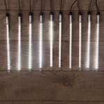 Гирлянда Тающие сосульки 24 В, комплект 10 шт. х 30 см, шаг 100 см, 420 LED, белый, соединяются, 1шт