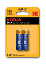 Батарейки Kodak LR6-2BL MAX SUPER Alkaline [KAA-2], 2шт