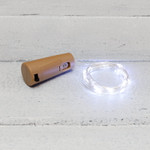 Гирлянда Роса с пробкой 2 м, 20 LED, белое свечение, 3хLR44 в комплекте NEON-NIGHT, 1шт