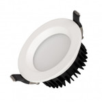 Светильник MS-Mist-Built-R105-9W (WH, 110 deg, 230V) (теплый белый 3000K), 1шт