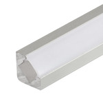 Профиль с экраном ALU-D45-2000-Anod+frost [26.23 х 18,67mm], 2м