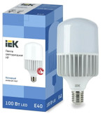 Лампа светодиодная HP 100Вт 230В 6500К E40 IEK LLE-HP-100-230-65-E40, 1шт