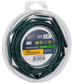 Трубка термоусадочная ТТУ нг-LS 5⁄2.5 зел. (уп.2м) IEK UDR12-005-D25-002-K06-T, 1УП.2 м
