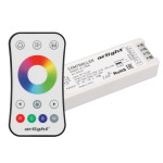 Контроллер SMART-RGB-SET-RING (12-24V, 3x3A, ПДУ 2.4G), 1шт