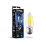 Светодиодная лампа Voltega VG10-C1E27cold6W-F (E27, 4000K, 6Вт), 1шт