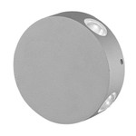 Ulu-s42a-4x1w/4000k ip65 grey светильник светодиодный уличный. архитектурный накладной. белый свет (4000K). Корпус серый. TM Uniel, 1шт