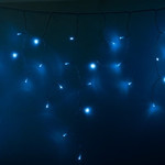 Гирлянда светодиодная Бахрома (Айсикл), 4,8х0,6м, 176 LED СИНИЙ, прозрачный ПВХ, IP65, постоянное свечение, 230В NEON-NIGHT (шнур питания в комплекте), 1шт