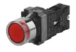 Кнопка управления ЭРА BBT50-BW-K04E LAY5-BW3461 с подсветкой красный 1з, 1шт