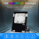 Прожектор 10W IP65 RGB+CCT управляется пультом FUT090 (RGB+MIX), 1шт