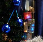 Гирлянда линейная Роса,  100LED мультиколор, 10м, IP20 USB, прозрачный шнур, CL576, 1шт
