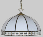 Citilux Шербург-1 CL440132 Люстра витражная подвесная Бронза, 1шт