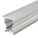 Профиль с экраном ALU-WIDE-FL-H35-2000 ANOD+FROST, 1шт