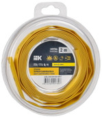 Трубка термоусадочная ТТУ нг-LS 8⁄4 желт. (уп.2м) IEK UDR12-008-004-002-K05-T, 1УП.2 м
