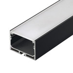 Профиль с экраном SL-LINE-4932-2500 BLACK+OPAL, 1шт
