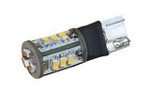 Автолампа T10-15S (10-30V, 15 LED 3014) (теплый белый 3000K), 1шт