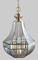 Citilux Гера-1 CL444130 Люстра подвесная витражная Бронза, 1шт