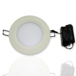 Светодиодная панель R14024 (220V, 5,5W, круг, Ø140x15mm) (белый 6000K), 1шт