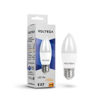 Светодиодная лампа Voltega VG2-C37E27warm10W (E27, 2800K, 10Вт), 1шт