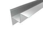 Профиль накладной алюминиевый NKU-4543-2 Anod, 2м