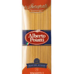 Паста из цельнозерновой муки из 100% итальянской пшеницы Alberto Poiatti “Альберто Поятти” Spaghetti 500гр.