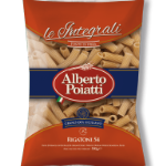 Паста из цельнозерновой муки из 100% итальянской пшеницы Alberto Poiatti “Альберто Поятти” Rigatoni 500гр.