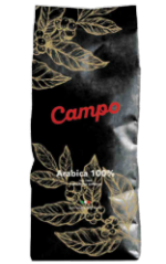 Кофе эспрессо в зернах CAMPO BLEND BASIC ARABICA, 100% арабика, 1000 г.