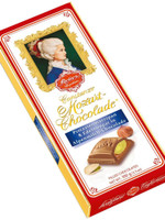 Шоколад Reber Mozart молочный с ореховым пралине и фисташковым марципаном, 100 г