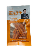 Острые мучные полоски со вкусом говядины Yu jin long, 76 г.