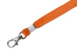 FlexPocket Лента для бейджа с карабином люкс оранжевая 024-1386